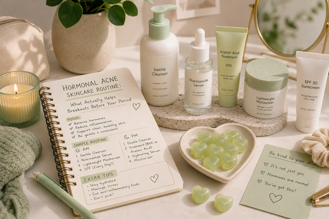 Hormonal Acne Skincare Routine: What Actually Helps Breakouts Before Your Period