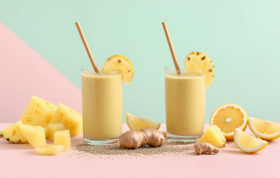 Anti-Bloat Pineapple Ginger Smoothie