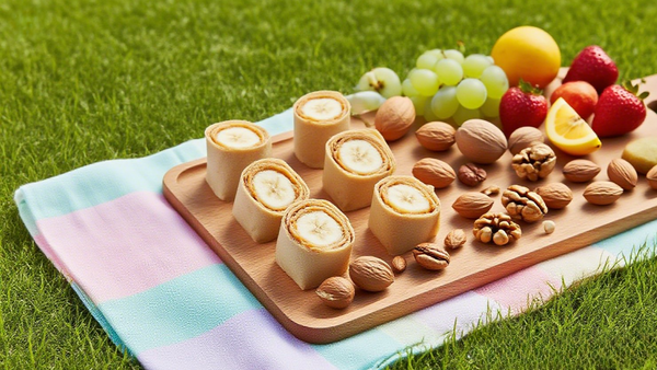 Wrap de plátano y mantequilla de almendras 