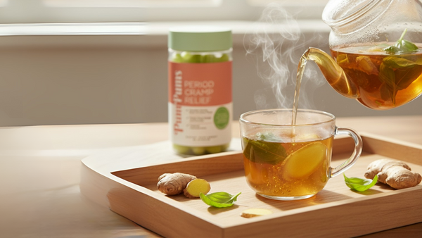 Té de albahaca y jengibre 