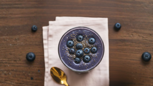 Blueberry Charcoal Detox Blend for Bloating & Hormone Balance