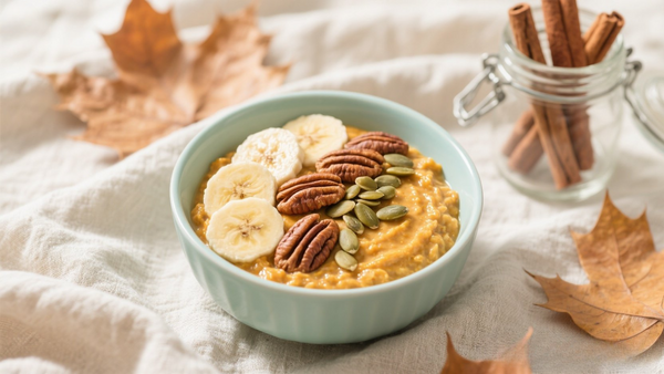 Avena nocturna con calabaza y canela 