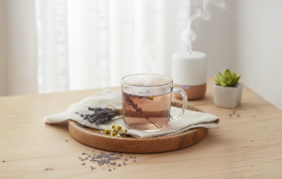 Simple Lavender Chamomile Tea for Menstrual Relief