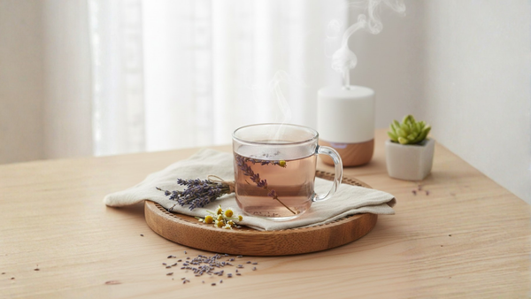 Simple Lavender Chamomile Tea for Menstrual Relief