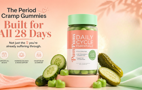 The Period Cramp Gummies Built for All 28 Days, Not Just the 5 You're Already Suffering Through