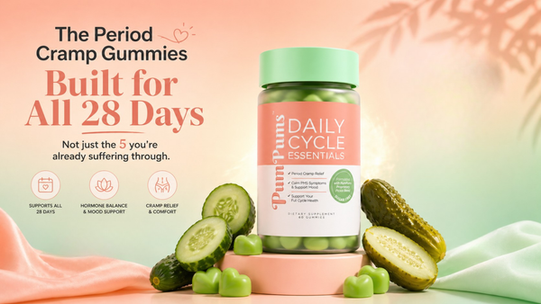 The Period Cramp Gummies Built for All 28 Days, Not Just the 5 You're Already Suffering Through