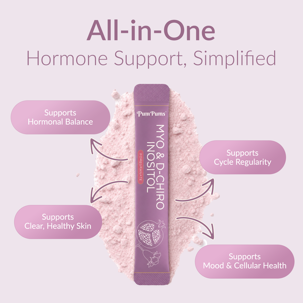 PumPums™ Myo & D-Chiro Inositol —  Pomegranate Hormone Support Powder