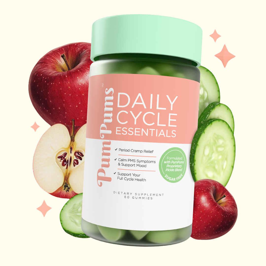 PumPums™ Daily Cycle Essentials — Upgraded All-in-One Cycle Wellness Gummies