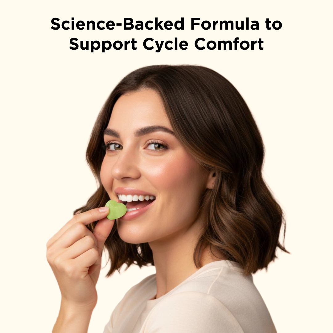 PumPums™ Daily Cycle Essentials — Upgraded All-in-One Cycle Wellness Gummies