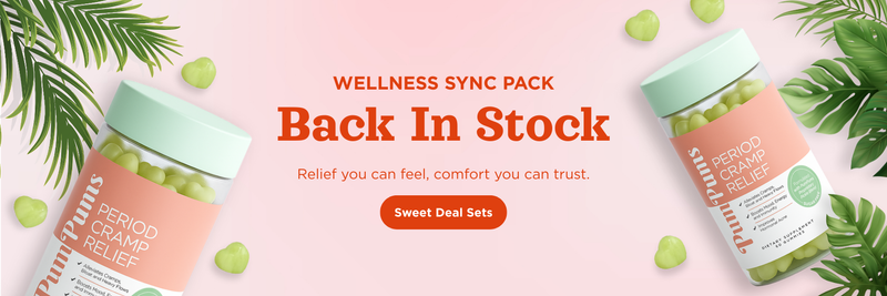 PumPums Wellness Sync Pack Back in Stock Banner